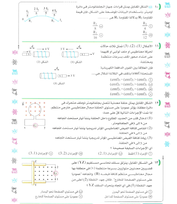 مراجعة ليلة الامتحان فيزياء تالتة ثانوي 2026  png 